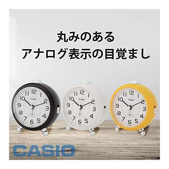 CASIO Alarm Clock Table Clock Dark Brown Brown Analog Small Snooze Light TQ-149-5JF