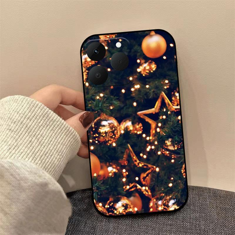 Christmas Case For Realme 14 13 15 Pro Plus 14X 15T 14T Funda Fashion Soft Silicone TPU Phone Cover For Realme 14 Pro Lite Coque