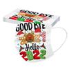 2022 Children Christmas Disposable Three-layer Protective Mask 10pc
