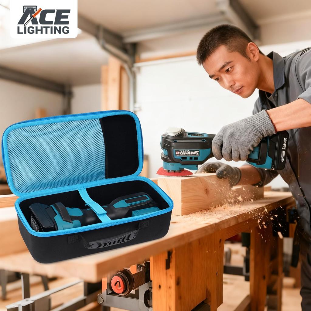 ACE LIGHTING Storage Case for Makita TM52DZ Compatible with Makita 18V Cordless Includes a blade drop prevention extension easy waterproof and