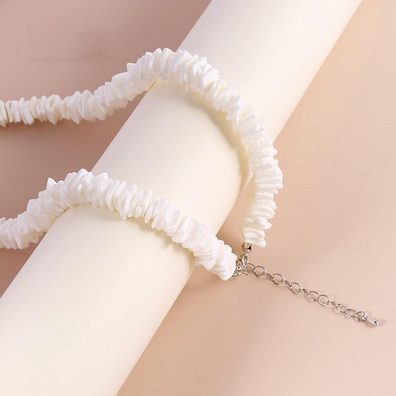 Irregular Broken Shell Handmade Short Necklace For Women