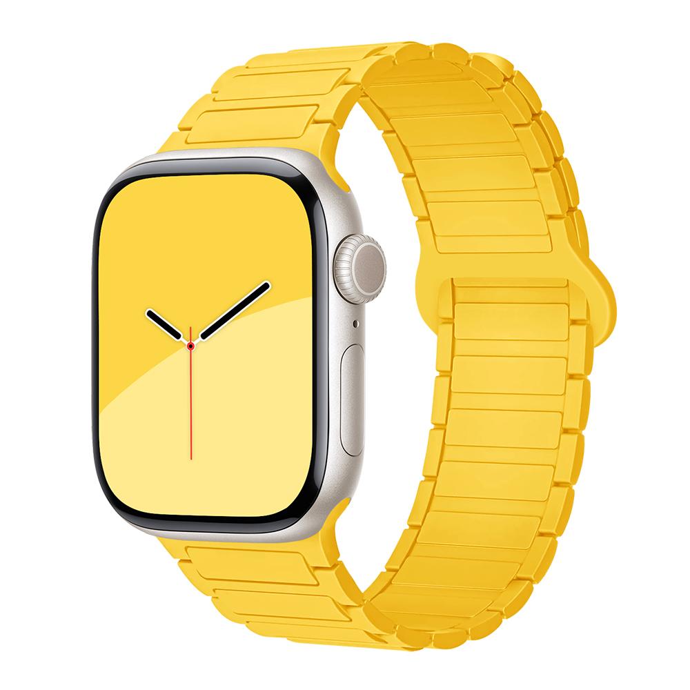 bands for Apple Watch strap 40mm 46mm 45mm 44mm 41mm 49mm Magnetic Silicone correas Bracelet iWatch Series 11 10 9 8 Se ultra2 3
