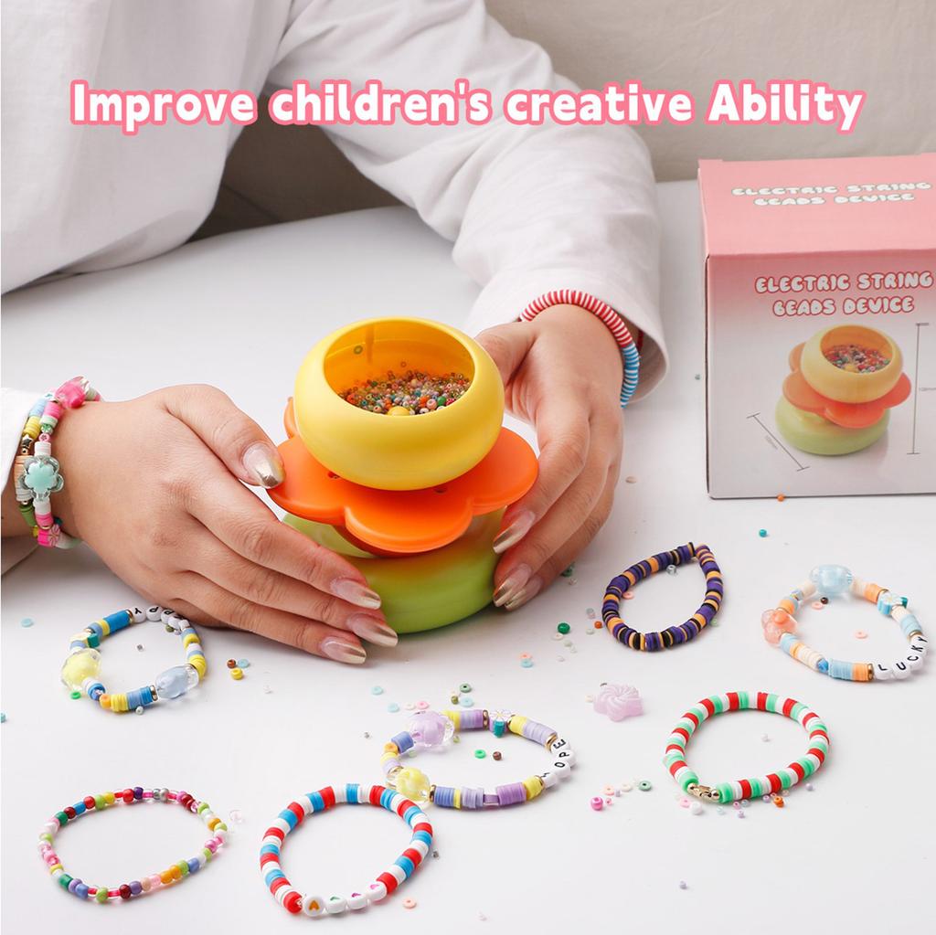 Ferramenta Elétrica Multifuncional para Enfiamento de Contas Ferramenta de Artesanato Suprimentos para Fazer Joias Ferramenta de Enfiamento para Entusiastas de Costura