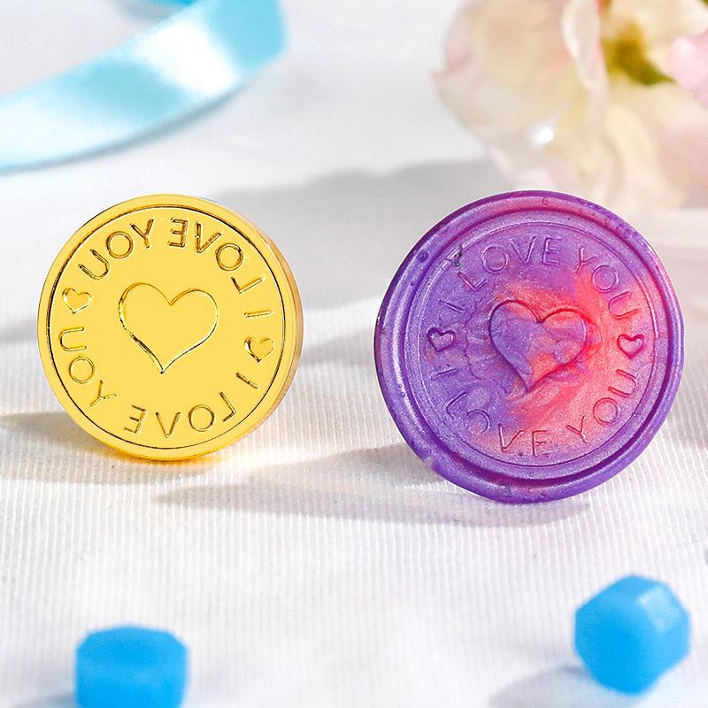Eco-Friendly Zinc Alloy Retro Wax Seal Head with Color-Preserving Electroplating