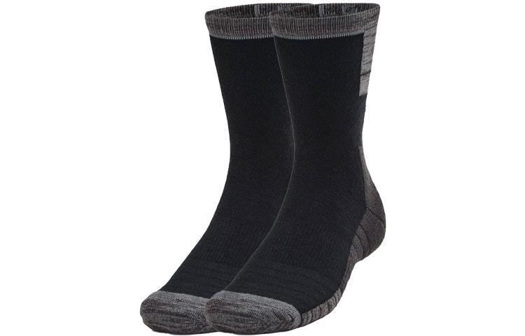 Under Armour Cold Weather Crew Socks Unisex 2 Pack Black 1365788-001 XL