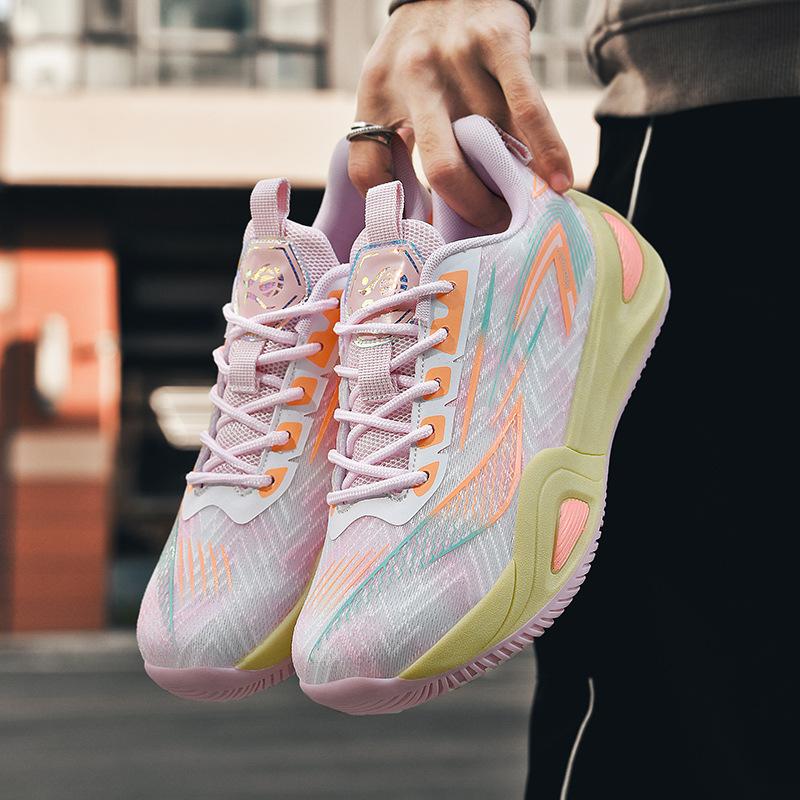 

Низкие баскетбольные кроссовки мужские и женские сетчатые спортивные кроссовки для старшеклассников баскетбольные кроссовки полевые ботинки 35