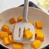 2pcs Stainless Steel Handle Steak Spatula Food Grade Silicone Stir Fry Turner  Nonstick Pan