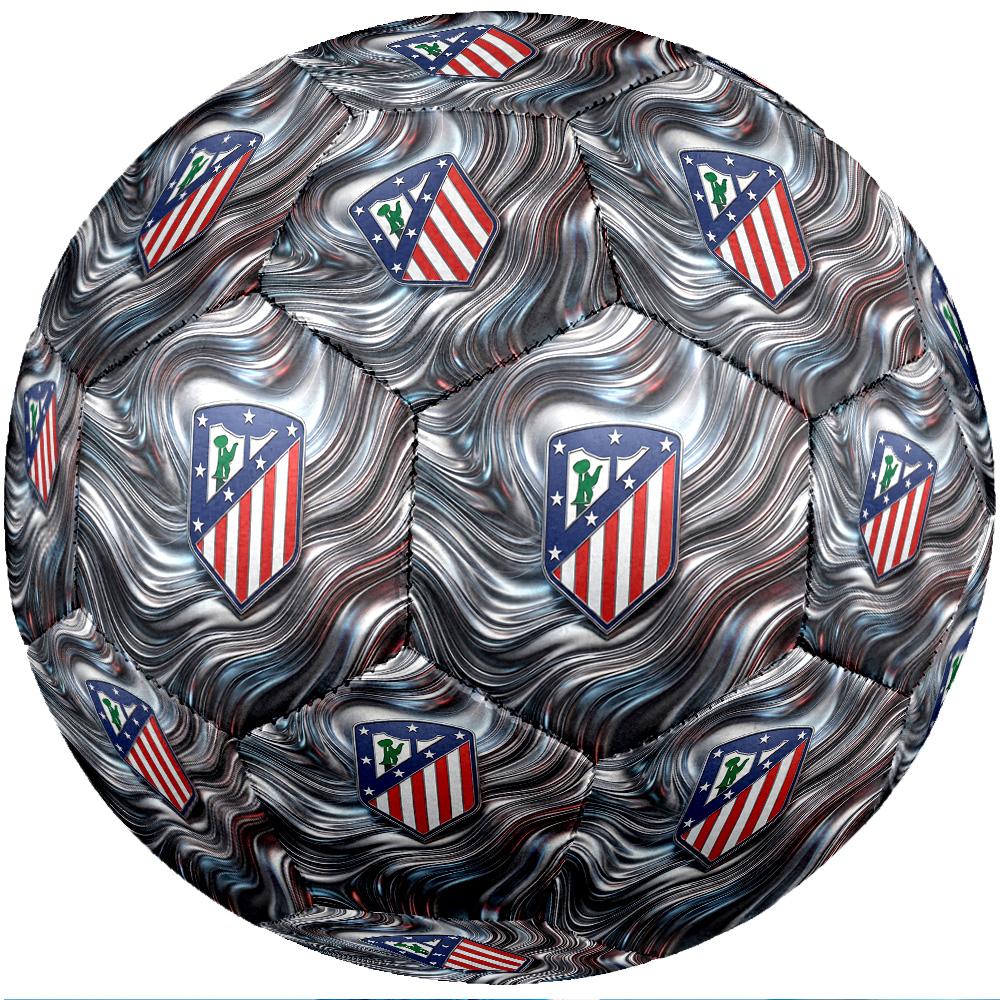 Pallone da calcio Tema Atletico Madrid Taglia 5 Pallone da calcio Tocco Morbido Pallone da calcio per Allenamento Professionale per Sport all'Aperto