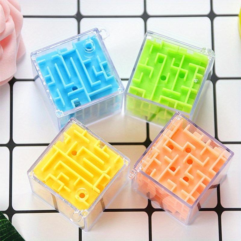 1Pcs 3D Maze Magic Cube Toys Six-sided Brain Developing Educational Toy Labyrinth Ball Toys Magical Maze Ball Game
