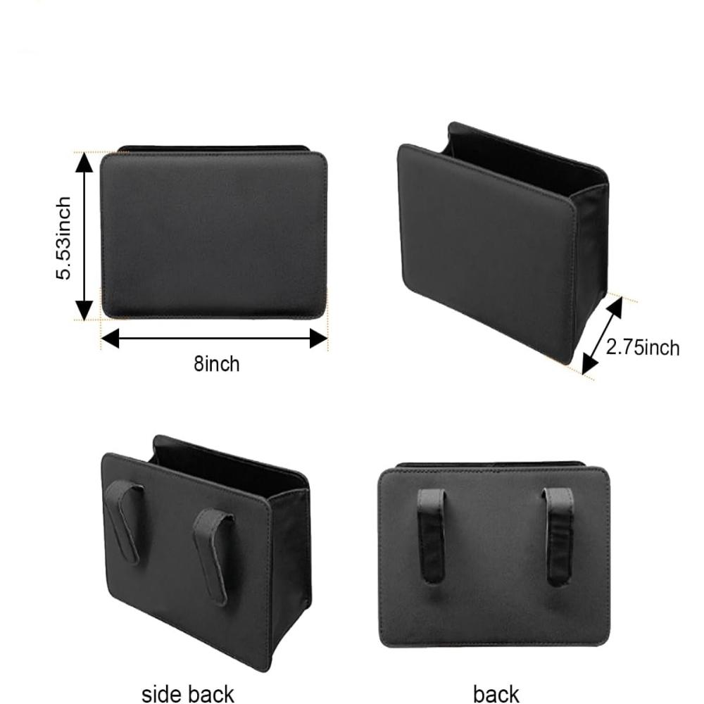 Portable Car Trash Can Hanging Storage Box Multi-functional Storage Foldable Seat Back Storage Box Car Interior Accessories