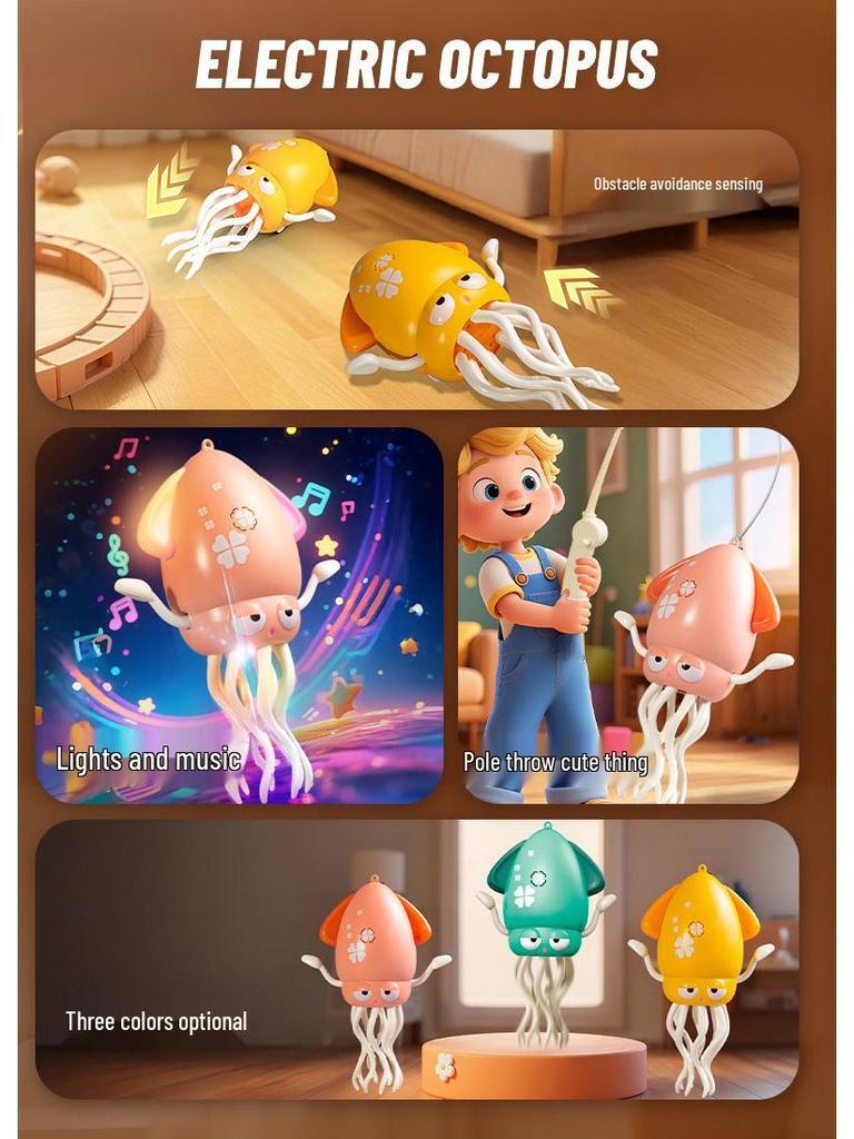 Magical 2026 Dancing Octopus Toy - Luminous Bestseller for Kids