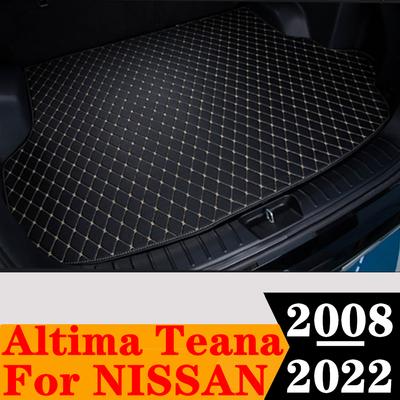 Sinjayer Car AUTO Trunk Mat ALL Weather Tail Boot Luggage Pad Carpet Cargo Liner Cover FIT For NISSAN Altima Teana 2008