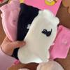 1/3pairs Cute Cat Patterned Thickened Mid-Calf Socks Autumn Winter Warm Mink Coral Velvet Homewear Sleep Floor Soft Sock Sox
