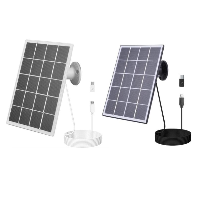 Portable Solars Charging Panel 3W 5V, for Type C Devices for Outdoor Use