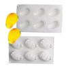 6 Mulden Realistische Frucht Backform Ungiftige Mousse Kuchenformen Mango-förmige Kuchenform Haushalt