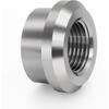 Aluminum 3/8" NPT Female Weld on Bung Weldable Fitting 4PCS