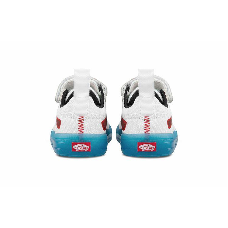 Vans Classics Velcro Breathable Durable Non-Slip Low-Top Casual Skate Shoes Baby Sneaker White Blue Red VN0A5HZ1WTM