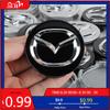2025 Hot 4Pcs 56mm Car Wheel Center Cap Badge Sticker Car Tire Accessories For Mazda 2 7 Axela CX-3 CX-4 Atenza Demio MX3 MS RX7