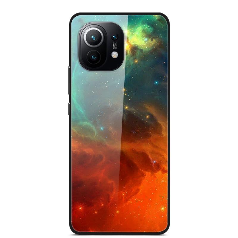 Luxury Cover Case for Xiaomi mi 11 Tempered Glass Cover for Xiaomi mi 11 Lite 5G NE Phone Case for Xiaomi Mi 11 mi11 Lite Coque