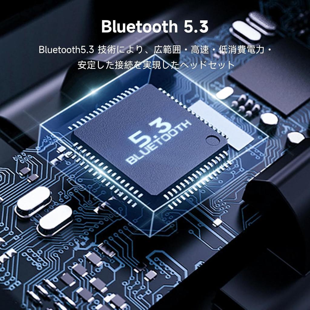 Boytond Bluetooth Headset Supreme Bluetooth Long Dual Device Noise Cancelling with Single Bluetooth Headset for Left and Right Physical Control