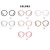 0 -0.5 -0.75 To -6.0 Round Myopia Glasses With Prescription 1.56 Aspheric Blue Blocking Light Student Computer Optical Spectacles