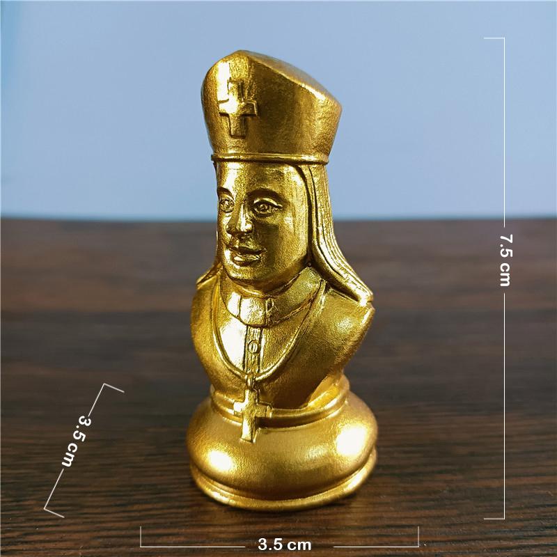 Black & White International Chess Figurines Statue Chess Pieces Board Games Accessories Home Decor Chessmen Ornaments
