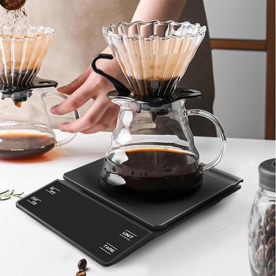 Digital Coffee Scale with Timer 3kg/0.1g Kitchen Weighing Scale Digital Kitchen Food Scale Electronic Scale for Pour Over Coffee