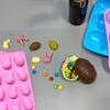 Silicone Chocolate Mold 4 Pack for Pralines, Candies, Jellies, Mousse, Cake Baking Molds Non-Stick Flexible Easy Release