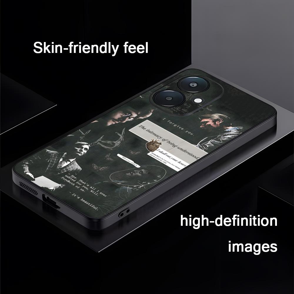

Hannibal TV Show Popular Phone Case For Xiaomi Redmi 14C 13C 12C Note14 13 12 11 10 Pro Plus S Soft Black Phone Cover Redmi Note 13 Pro