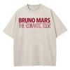 Cotton Vintage Washed Bruno Mars The Romantic Tour  T Shirt Fashion Men Aesthetic Oversized Loose Acid Wash Tees Shirts