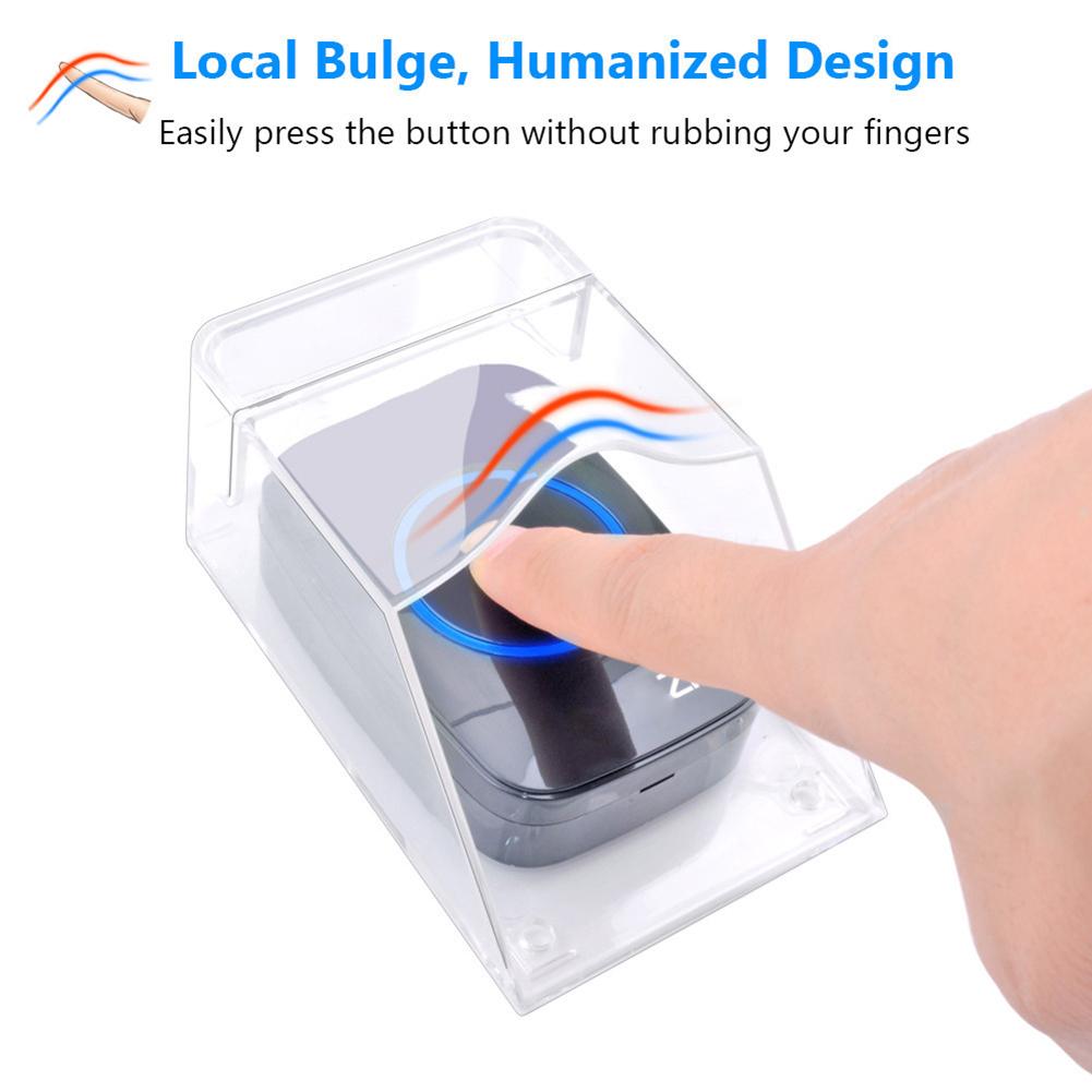 Husă Transparentă Impermeabilă pentru Sonerie Wireless cu Adeziv Față-Verso Husă Impermeabilă Husă pentru Sonerie Wireless