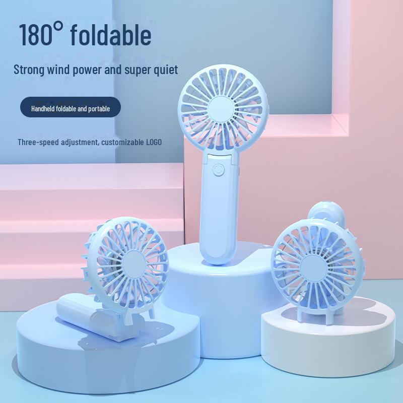 

Компактный складной USB-вентилятор с цифровым дисплеем (Портативное, офисное и студенческое использование) Folding Handheld Fan