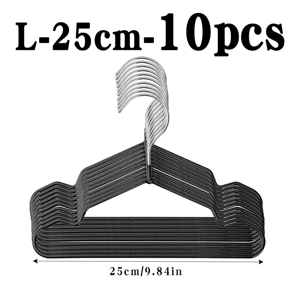 10Pcs Pet Clothes Hangers, Space-Saving Metal Hangers For Pet Apparel, Durable & Easy-To-Use, Ideal For Small To Large Pets