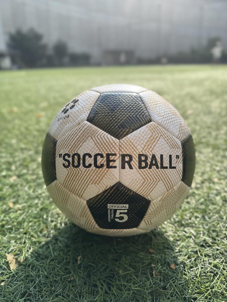 SFIDA THE SOCCER Size Practice Ball for Junior High and Adults Size BALL, 5, High, School, (WHT/GLD, 5)