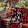 Dad Angel Wings Blanket Personalized Name Soft Comfortable Stylish Blanket Car Blanket Perfect For Travel Camping Outdoor Home Suitable For All