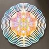 10 Inch Hanging Wind Spinner with Lotus Mandala Design 360 Degree Rotating Hook for Garden Balcony Yard Decor Summer Spring Gift