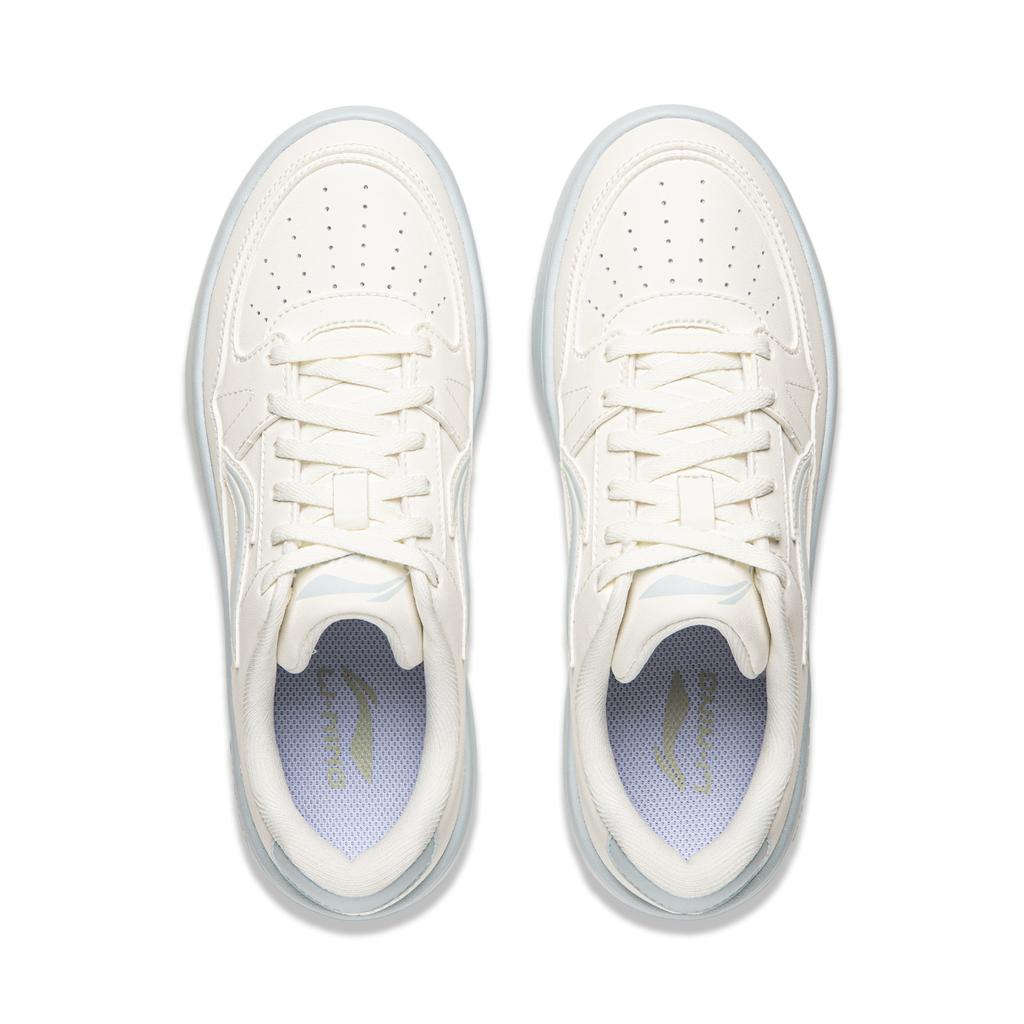 Li Ning Yue Lin 1.0 College Style Campus Street Trend Lightweight Breathable Low-Top Skate Shoes Kids sneaker Glacier-Blue AGCV492-3