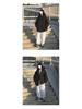 Women's Thickened Fleece-Lined Cotton Jacket, Japanese Academy Style, Unisex Warm Hooded Winter Coat