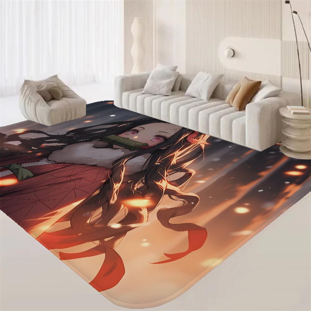 Kamado Nezuko Demon S-Slayer Bathroom Mat Anti-slip Absorb Water Long Strip Cushion Bedroon Mat Hotel Decor Mat