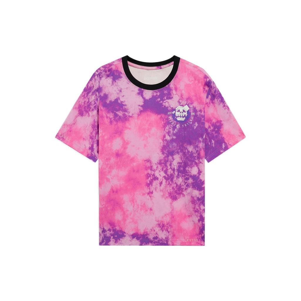 Li Ning Badfive T Shirt Men's Pink Purple AHSS389-5