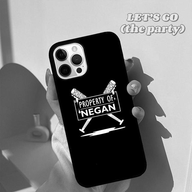 Negan The Walking Dead Phone Case Back Cover for IPhone 18 17 Air 16 15 14 13 11 12 Pro Max Plus Shell Coque