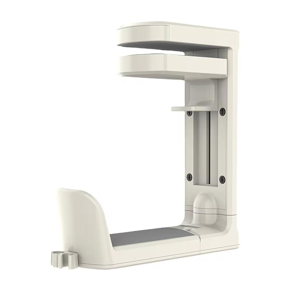 360° Вращающийся настольный держатель для гарнитуры, регулируемый крючок-вешалка на боковую сторону стола, без сверления, аксессуары для гарнитуры