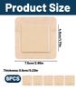 6 PCS Silicone Foam Dressing Waterproof Bandage, Bed Sore Patch, Dressing, Bandages for Wounds, Adhesive for Fast Healing, Dressing Pad for Bed S