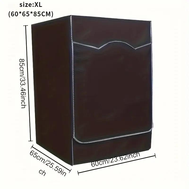 1 шт. Водонепроницаемый чехол для стиральной машины - ткань Оксфорд 210D с серебряным покрытием - Пыленепроницаемый уличный протектор для стиральной машины