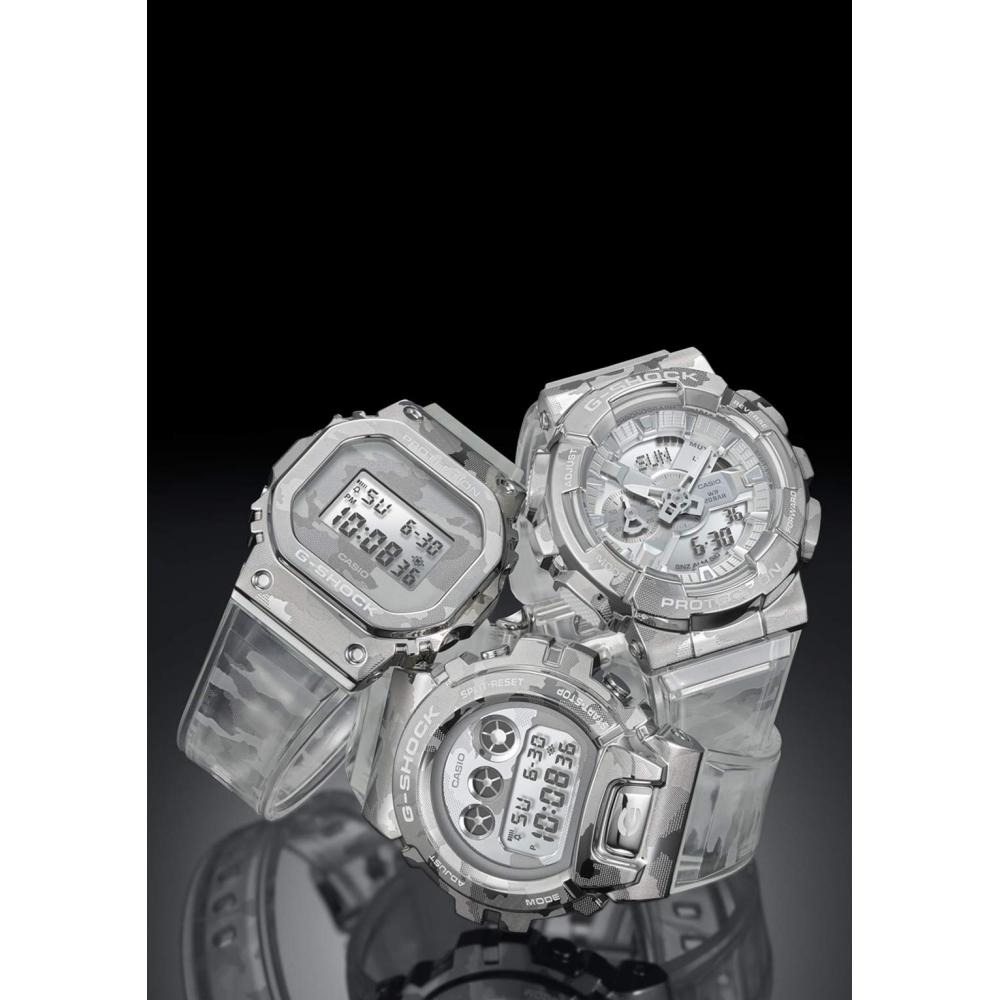 [Casio] Zegarek G-Shock Seria Skeleton Camouflage GM-5600SCM-1JF Męski Przezroczysty