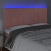 LED Headboard Pink 160x5x118 128 Cm Velvet