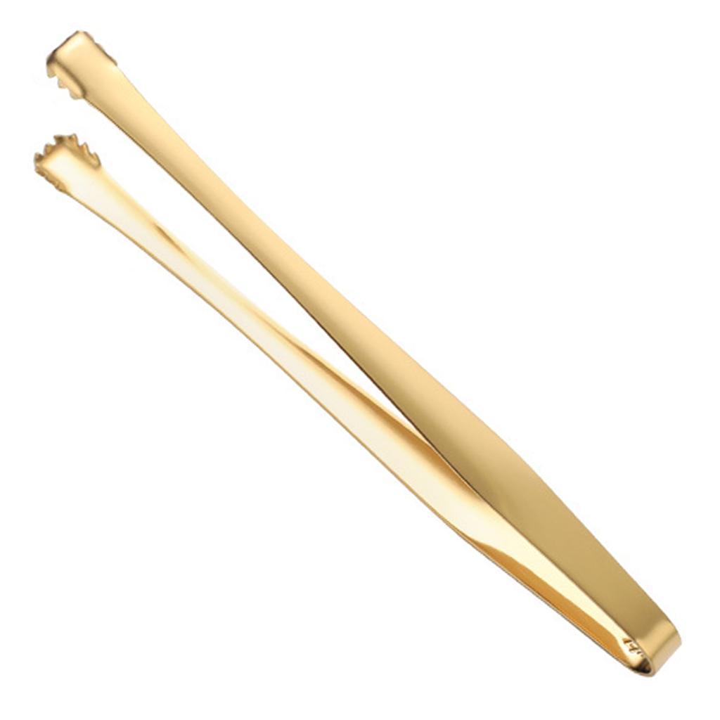 Stainless Steel Ice Cubes Clip BBQ Food Serving Clamp For Party Buffets