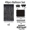 Geburtstagsparty Dekoration Happy Birthday Buchstabenbanner Polyester Ballon Geeignet für Frauen- und Männergeburtstagspartys