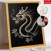5D DIY Pearl Diamond Painting Kit Majestic Dragon Full Drill Embroidery Mosaic Art Home Wall Decor Gift