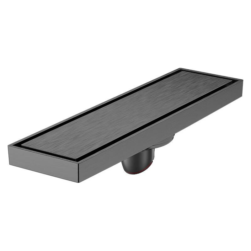 MDNG Invisible Brushed Bathroom Floor Drain